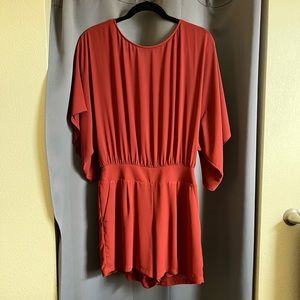 Rust Orange Romper